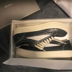 Rick Owens Monochrome Men's Sneakers